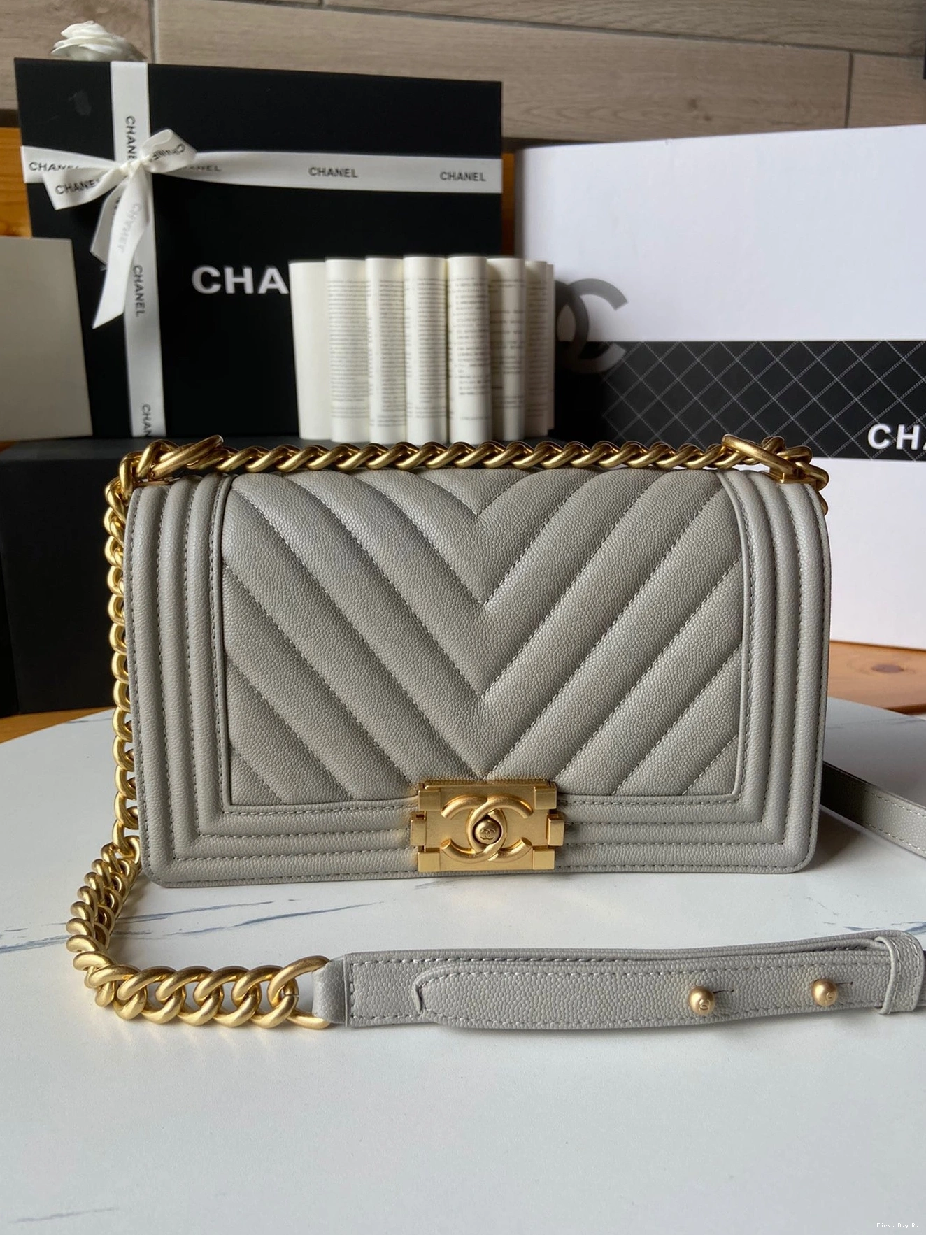First Bag Ru 20CM BAG CHANEL 25CM BOY 0808